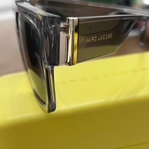 Marc Jacobs Transparent Unisex Gray Sunglasses